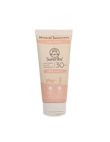 Suntribe Baby and Kids Natural Mineral Sunscreen SPF30 100ml