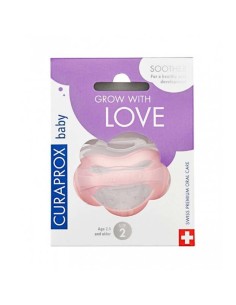 Curaprox Baby Silicone Soother Pink Size 2