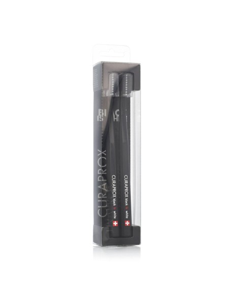 Curaprox Black Is White Toothbrushes x2 Curaprox Black Is White Toothbrushes x2