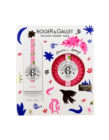 Roger Gallet Pack Rose Perfumed Water 30ml and Soap 100g Offer