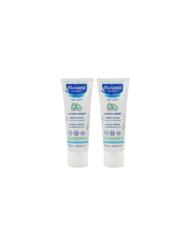 Mustela Pack Hydra Bébé Face 2x40ml