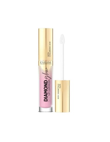 Eveline Cosmetics Lip Gloss Diamond Glow Luminizer 02 Strawberry Mouse 4.5ml