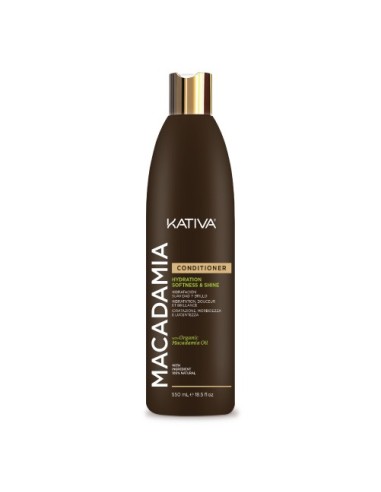 Kativa Macadamia Conditioner Hydration Softness and Shine 550ml