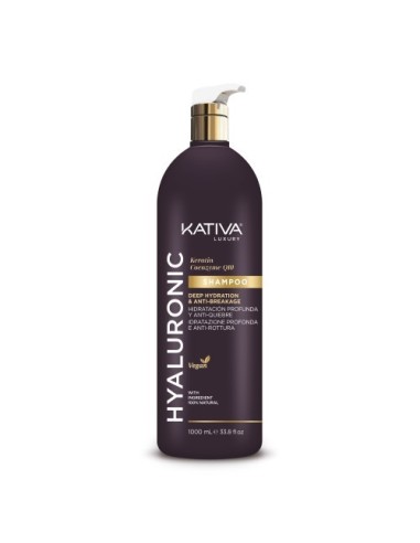 Kativa Hyaluronic Deep Hydration and Anti-Breakage Shampoo 1000ml