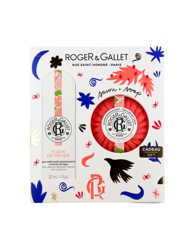 Roger Gallet Pack Fleur Figuier Perfumed Water 30ml and Soap 100g Offer