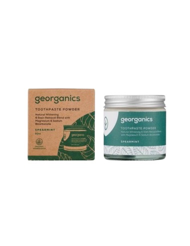 Georganics Whitening Powder with Peppermint Oil 60ml