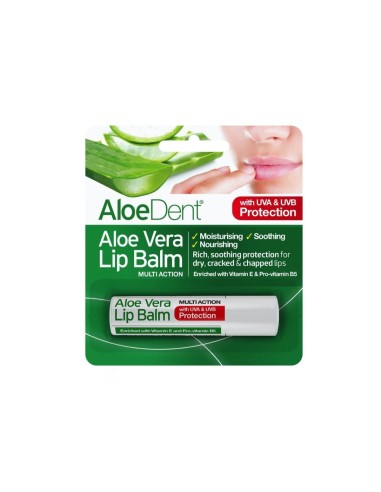 AloeDent Lip Balm with Aloe Vera 4g