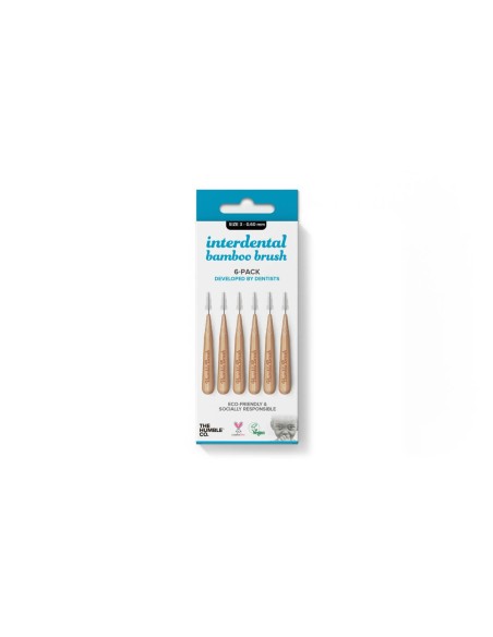 The HUMBLE Co. Interdentary Brush Size 3- 060mm Blue 6 Units The HUMBLE Co. Interdentary Brush Size 3- 060mm Blue 6 Units