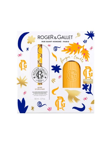 Roger Gallet Pack Bois D'Orange Fragrance Water 100ml and Scented Candle Gift Roger Gallet Pack Bois D'Orange Fragrance Water 100ml and Scented Candle Gift