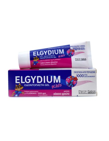 Elgydium Kids Wild Berry Flavored Toothpaste Gel 50ml