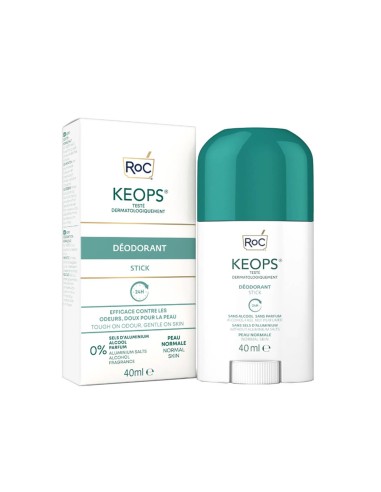 Roc Keops Deodorant Stick Soft Sweating 40ml