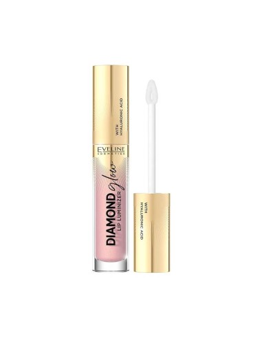 Eveline Cosmetics Lip Gloss Diamond Glow Luminizer 03 Caramel Ice Cream 4.5ml