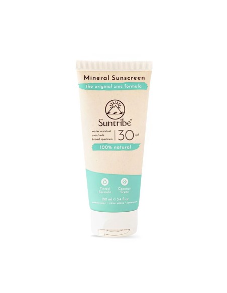 Suntribe Mineral Sunscreen SPF 30 With Colour 100ml Suntribe Mineral Sunscreen SPF 30 With Colour 100ml