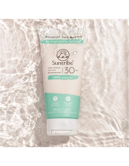 Suntribe Mineral Sunscreen SPF 30 With Colour 100ml Suntribe Mineral Sunscreen SPF 30 With Colour 100ml