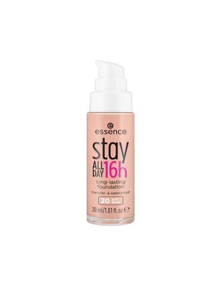 Essence Stay All Day 16h Long Lasting Foundation 20 Soft Nude 30ml Essence Stay All Day 16h Long Lasting Foundation 20 Soft Nude 30ml
