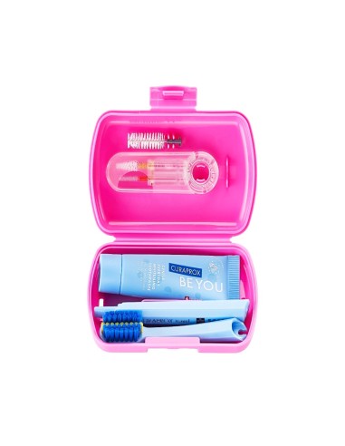 Curaprox Travel Set Ortho Pink