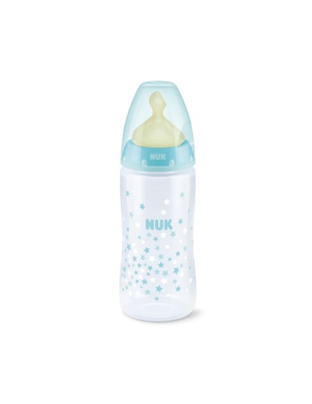 NUK First Choice Latex Temperature Indicator Bottle 6 + M L 300ml NUK First Choice Latex Temperature Indicator Bottle 6 + M L 300ml