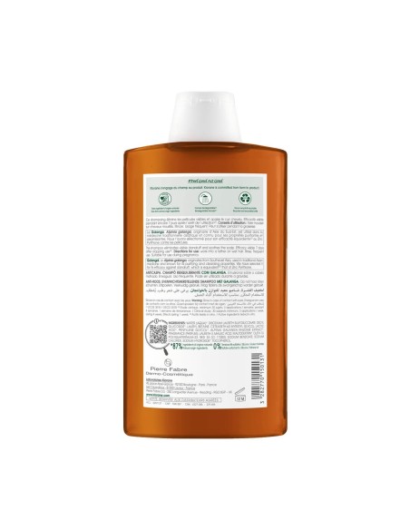 Klorane Anti-dandruff Rebalancing Shampoo with Galangal 400ml Klorane Anti-dandruff Rebalancing Shampoo with Galangal 400ml