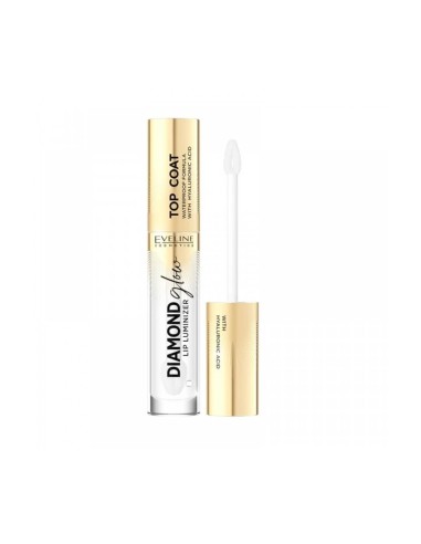 Eveline Cosmetics Lip Gloss Diamond Glow Luminizer 01 Top Coat 4,5ml