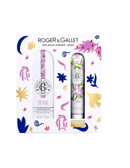 Roger Gallet Pack Feuille Thé Perfumed Water 30ml and Hand Cream 30ml Offer Roger Gallet Pack Feuille Thé Perfumed Water 30ml and Hand Cream 30ml Offer