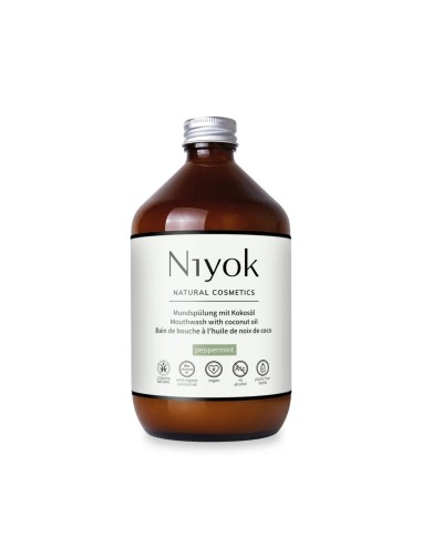 Niyok Mouthwash Elixir with Coconut Mint-Peppermint Oil 500ml