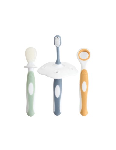 Saro Baby Blue Toothbrushes X3