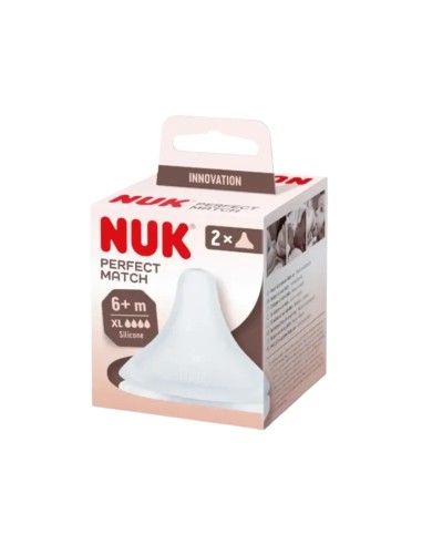 NUK Perfect Match Nipple XL 6m+