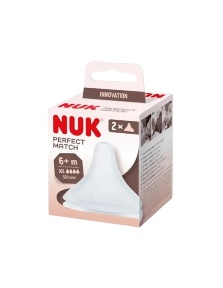 NUK Perfect Match Nipple XL 6m+ NUK Perfect Match Nipple XL 6m+