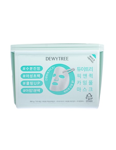 Dewytree Pick and Quick Calming Full Mask 30 Sheets Dewytree Pick and Quick Calming Full Mask 30 Sheets
