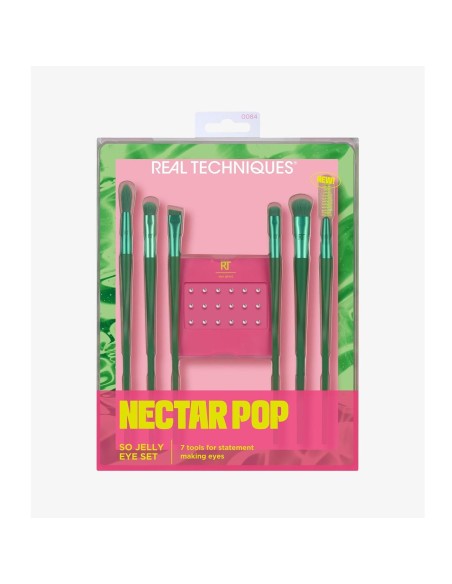 Real Techniques 3920 Nectar Pop So Jelly Eye Makeup Brush Kit Real Techniques 3920 Nectar Pop So Jelly Eye Makeup Brush Kit