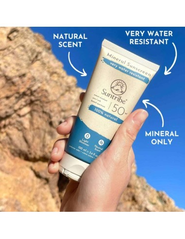 Suntribe Clear Mineral Sunscreen SPF50 100ml
