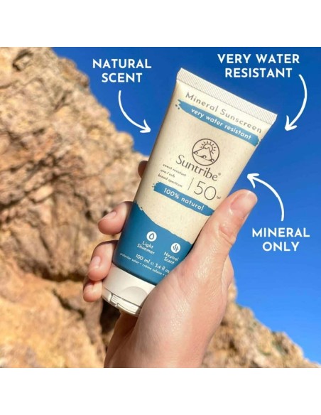 Suntribe Clear Mineral Sunscreen SPF50 100ml Suntribe Clear Mineral Sunscreen SPF50 100ml