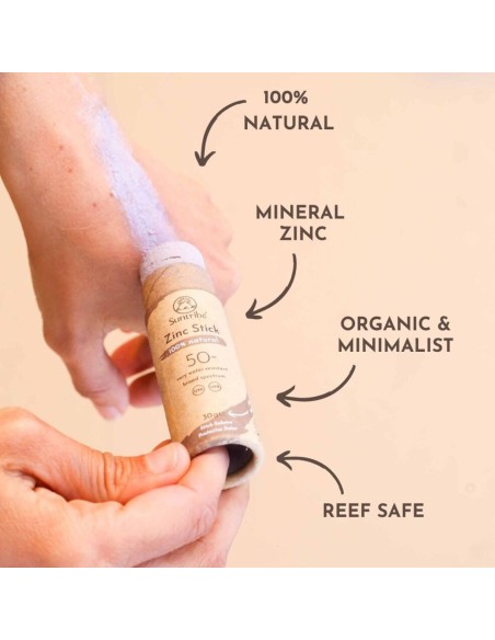Suntribe Sunscreen Stick SPF50 Pink 30gr Suntribe Sunscreen Stick SPF50 Pink 30gr