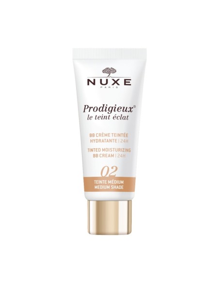 Nuxe Prodigieux Le Teint Éclat 02 Medium Shade 30ml Nuxe Prodigieux Le Teint Éclat 02 Medium Shade 30ml
