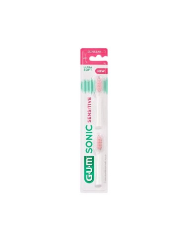 Gum Activital Sonic Sensitive Refill Brushes 2pcs