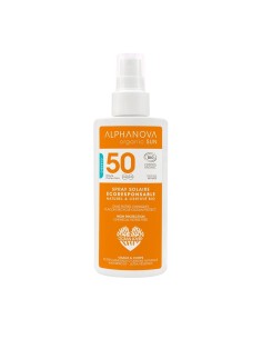 Alphanova Organic Sun Spray Mineral Sunscreen SPF50 125g