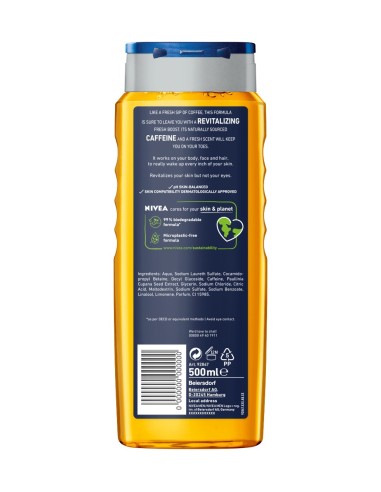 Nivea Men Shower Gel Boost 500ml