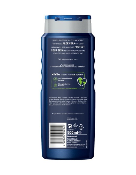 Nivea Men Protect and Care Shower Gel 500ml Nivea Men Protect and Care Shower Gel 500ml