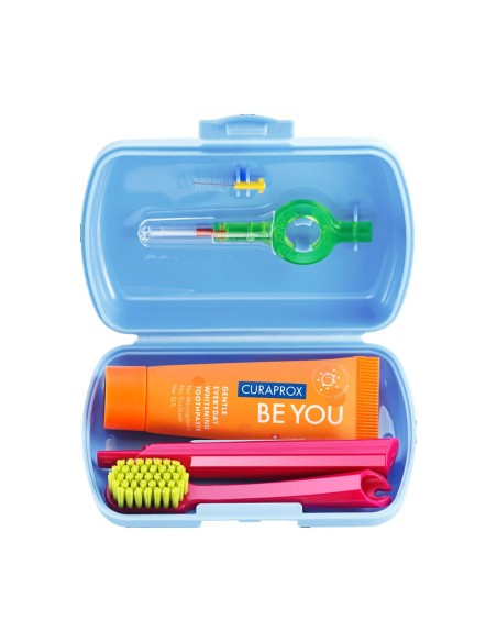 Curaprox Travel Set Pure Hapiness Blue Curaprox Travel Set Pure Hapiness Blue