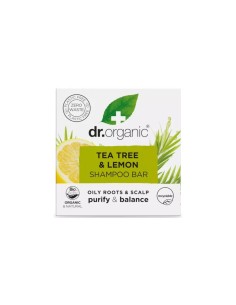 Dr. Organic Tea Tree and Lemon Solid Shampoo 75g