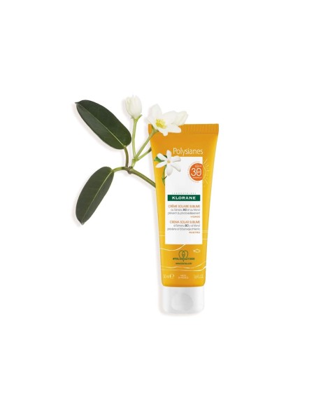 Klorane Polysianes Sublime Sun Cream SPF30 50ml Klorane Polysianes Sublime Sun Cream SPF30 50ml
