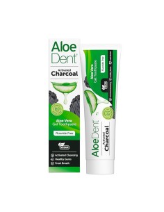 AloeDent Toothpaste with Aloe Vera and Activated Charcoal 100ml 2