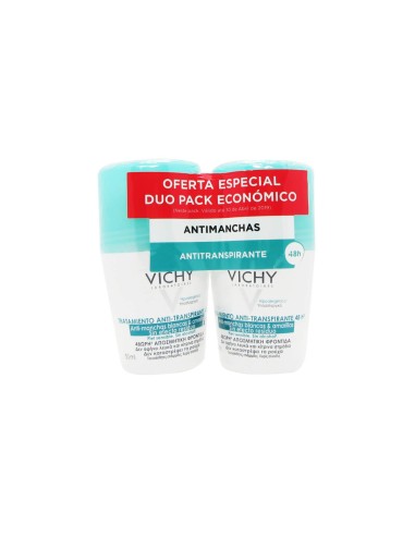 Vichy Deo Intensive Perspiration No Stains 2x50ml