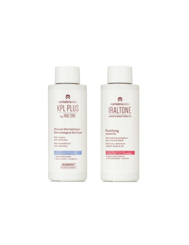 KPL Plus Pack Dermatological Shampoo 200ml and Iraltone Fortifying Shampoo 200ml