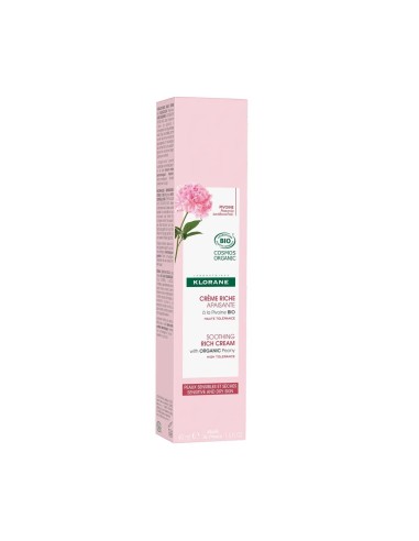 Klorane Soothing Rich Cream with Organic Peony 40ml