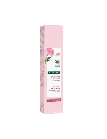 Klorane Soothing Rich Cream with Organic Peony 40ml
