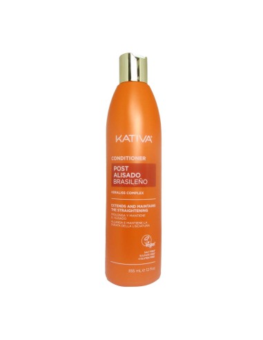 Kativa Post Straightened Hair Conditioner Prolongs and Maintains Straightening 355ml